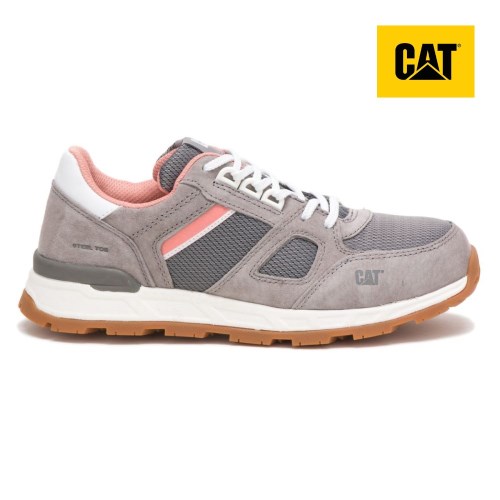 CAT Woodward Steel Toe Women's Work Shoes Grey (AU H-052) Australia